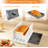 Bread Slicer Guide For Homemade Bread With 304 Stainless Steel Sheet And Storage Tray?3-Slice Thickness,Adjustable Width Making Tools For Cake?Bagels?Toast
