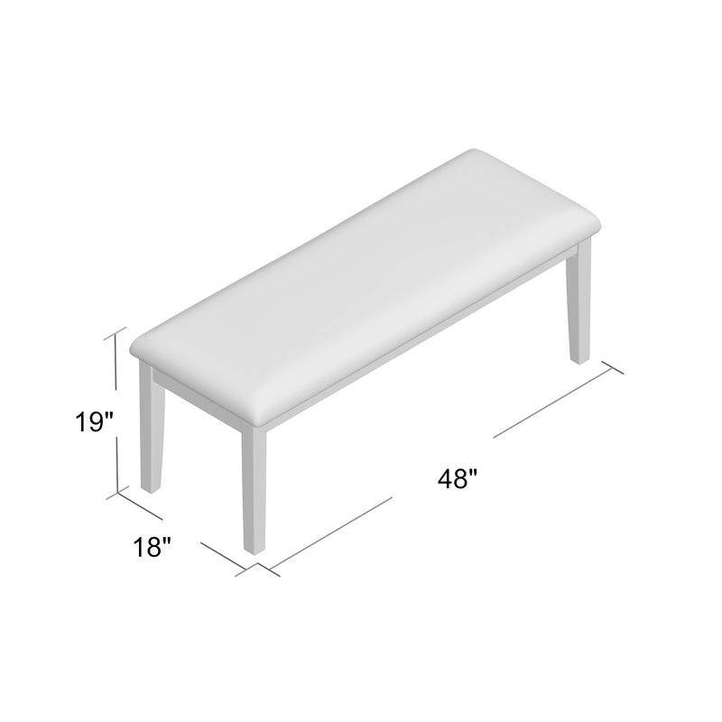 Gabaldon Leather Bench