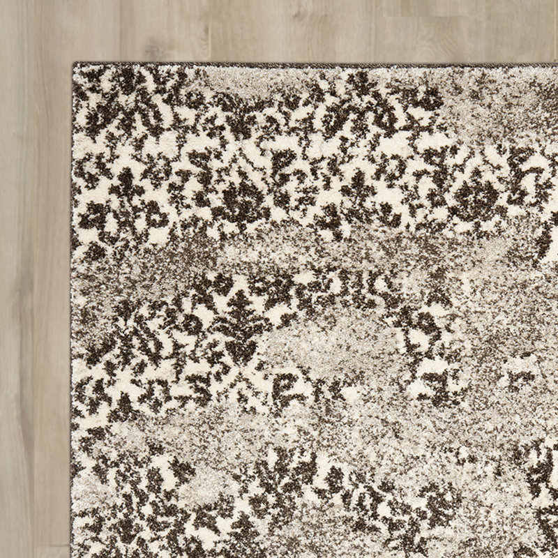 Davila Retro Performance Abstract Rug, Rectangle 3' x 5'