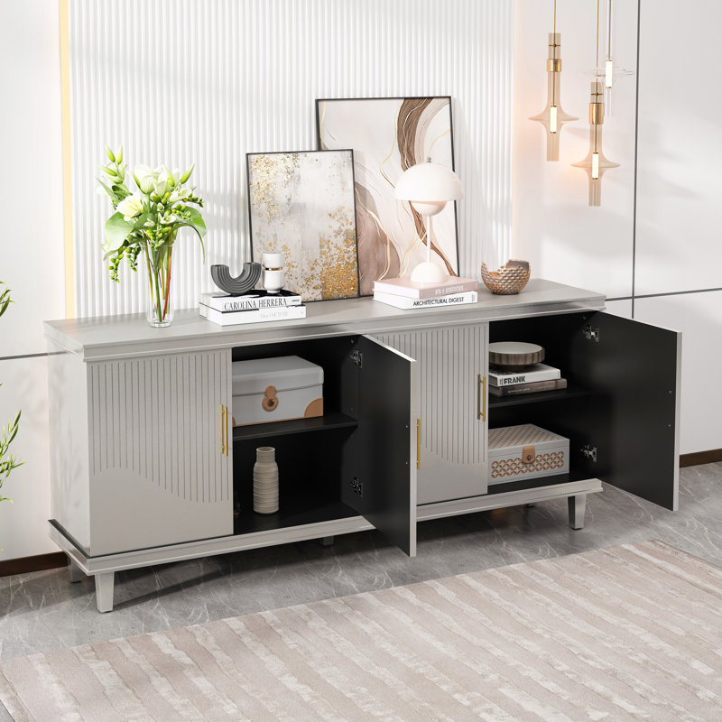 Console de rangement, Blanc