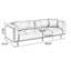 Causeuse-coussin modulaire en cuir véritable brun-1019174942-1019174940
