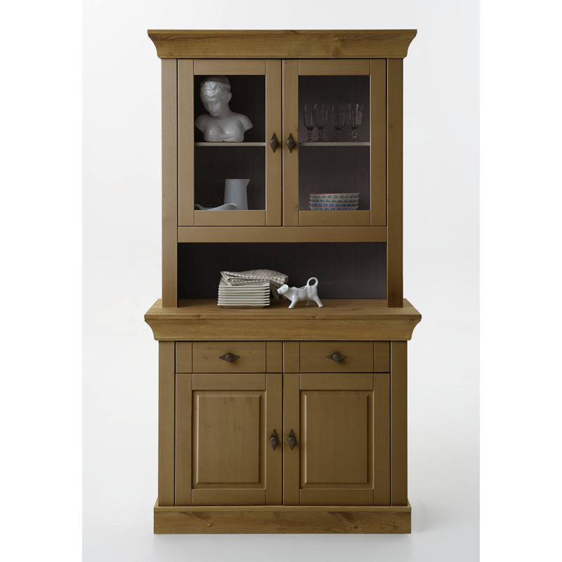 Kelly Display Cabinet, Leach-coloured