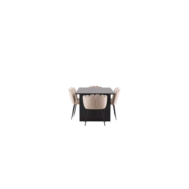 Nikka 4 - Person Dining Set