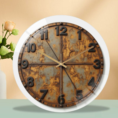 Horloge murale rétro 12 po