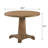 Stanley Salvaged Oak Round Dining Table