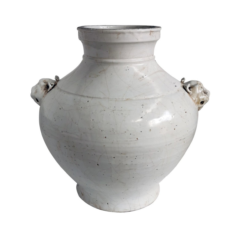Handmade Table Vase, White