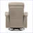 Recliners Modern Swivel Glider Recliner Chair, Latte Tan Brown Leather | Plywood,Solid Wood Frame | Light Brown-1303028143