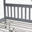 Lit simple au-dessus d'un lit double en bois avec lit gigogne-1258164882