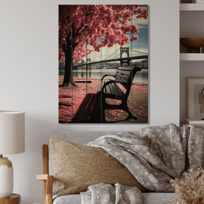 Pittsburgh, magnifique paysage urbain sur bois