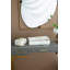 Miroir coquelicot 30 x 1 x 40 po avec cadre en métal doré
