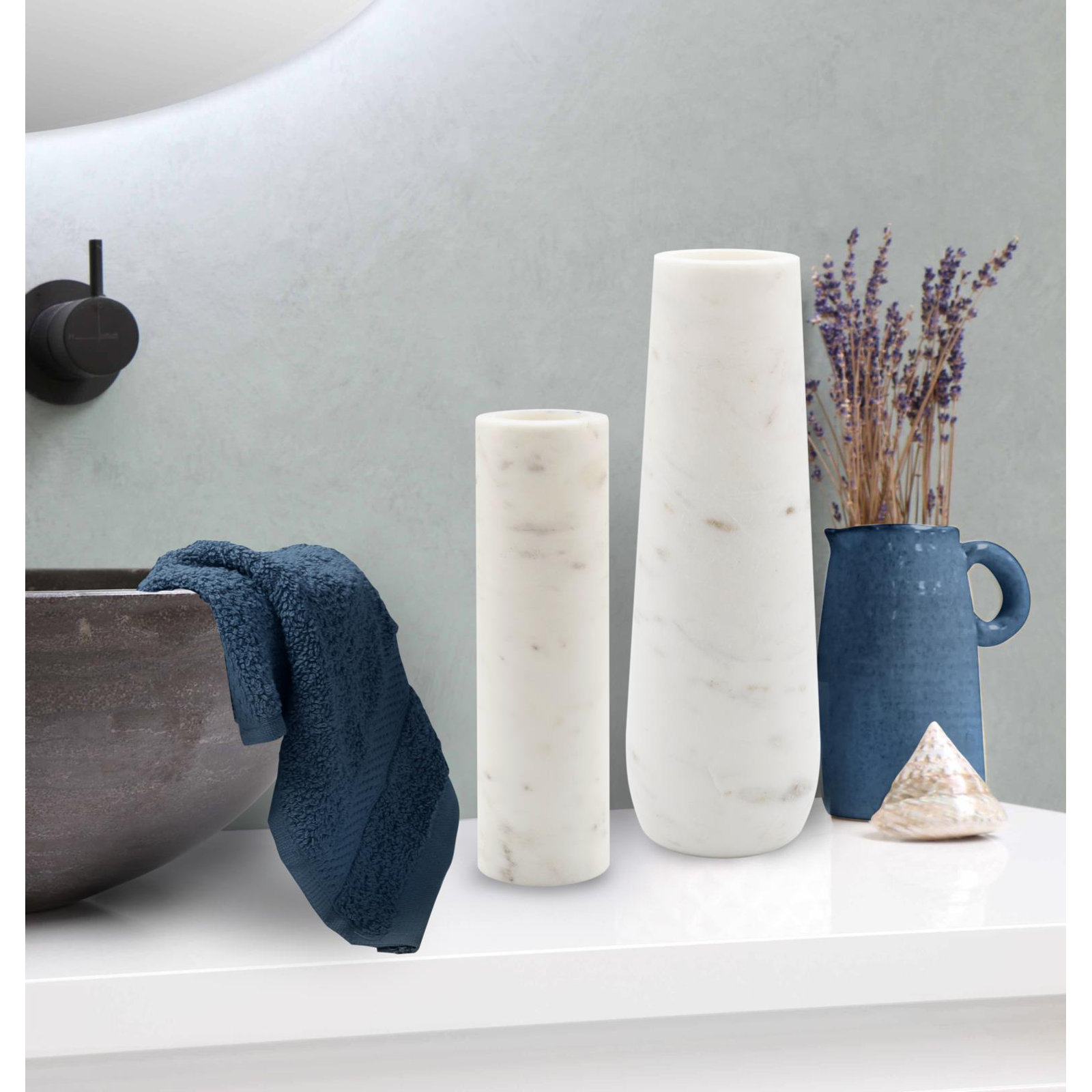 Caselyn 10'' Marble Table Vase