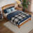 Teja Richmond Low Profile Solid Wood Platform Bed-126345728-126345730