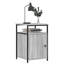 Macbean 40cm W Iron Bedside Table-1156043375-1190499506
