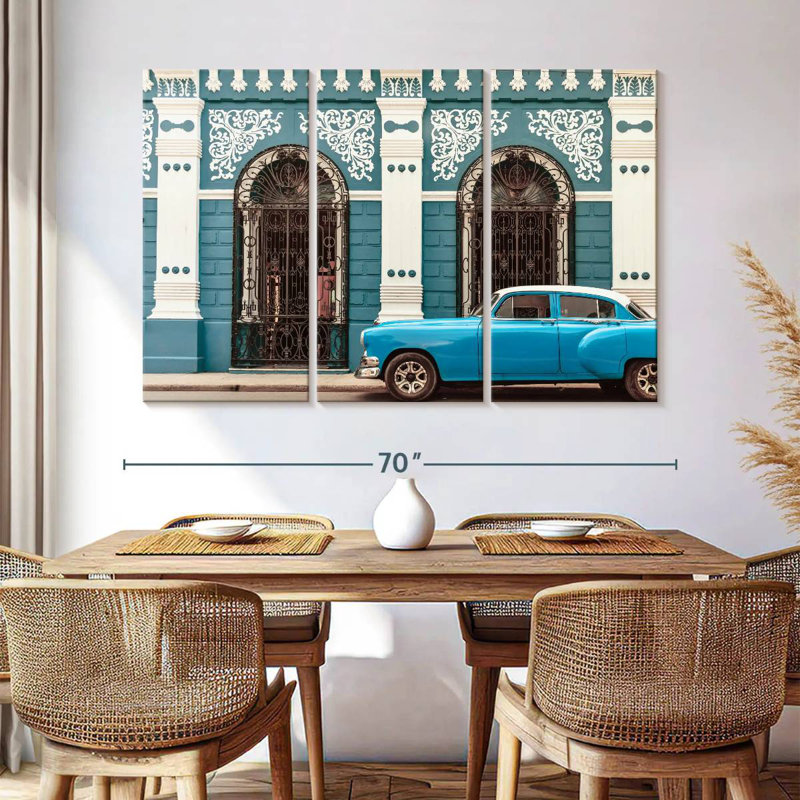 Lilie Camaguey Car, 42" H x 65" W
