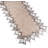 Blough Neutral Earth Tone Beige Lace Table Runner-1098033633