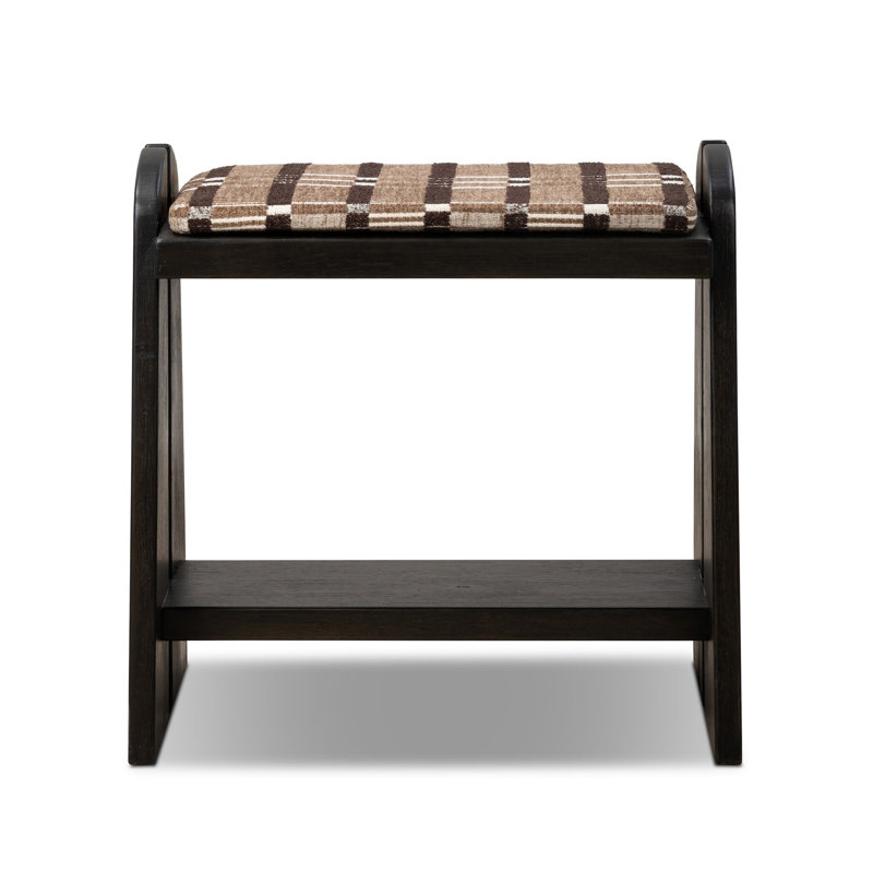 Landrea Upholstered Accent Stool, Sandhill Cocoa