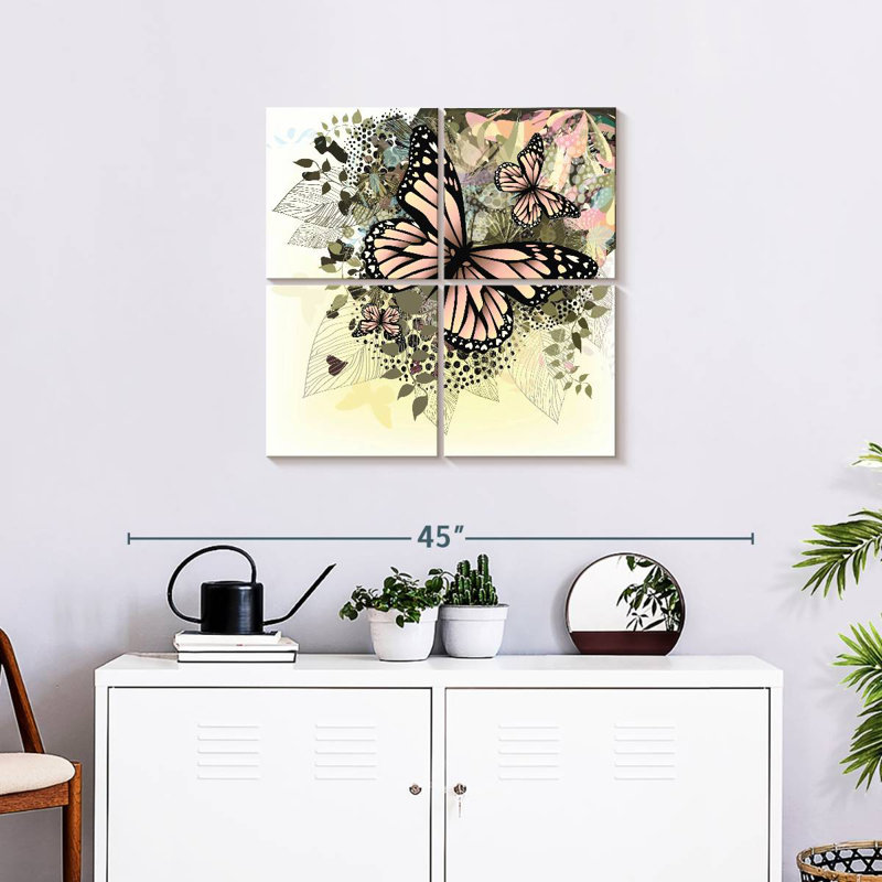 Brampt Butterfly Eden, 26" H x 26" W