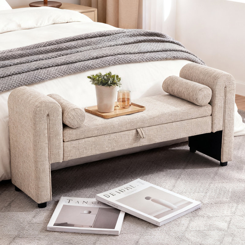 Banc de rangement de 60 pouces, Gruau