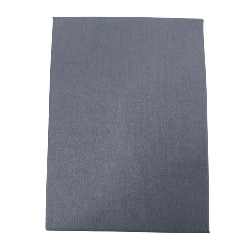 Stitt Cotton Blend/Polyester Pillow Case, Dark Grey