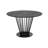 Conroy + Luzerne - Modern Black + Pink Dining Table Set