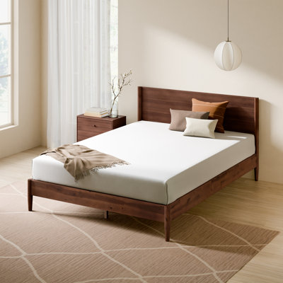 Whitman Low Profile Mid-Century Modern Platform Bed