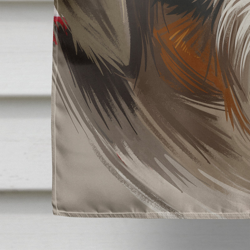 Polyester à 2 côtés 28 x 40 po drapeau maison, Parson Russell Terrier