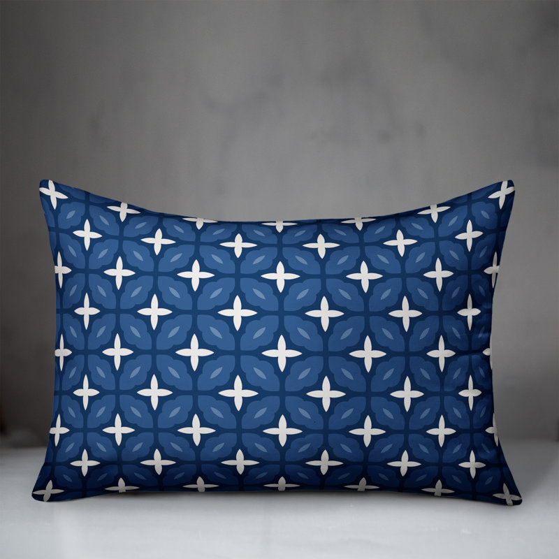 Geometric Throw Pillow, Gray