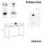 Kitchen Table Set, Dining Table And Chairs For 2, 3 Piece Dining Room Table Set With 2 Upholstered Chairs, Bar Dining Table Set For Small Spaces, Apartment, Breakfast, Pub