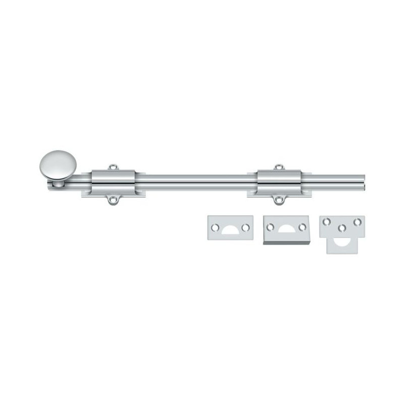 Latch/Catch/Bolt, Polished Chrome