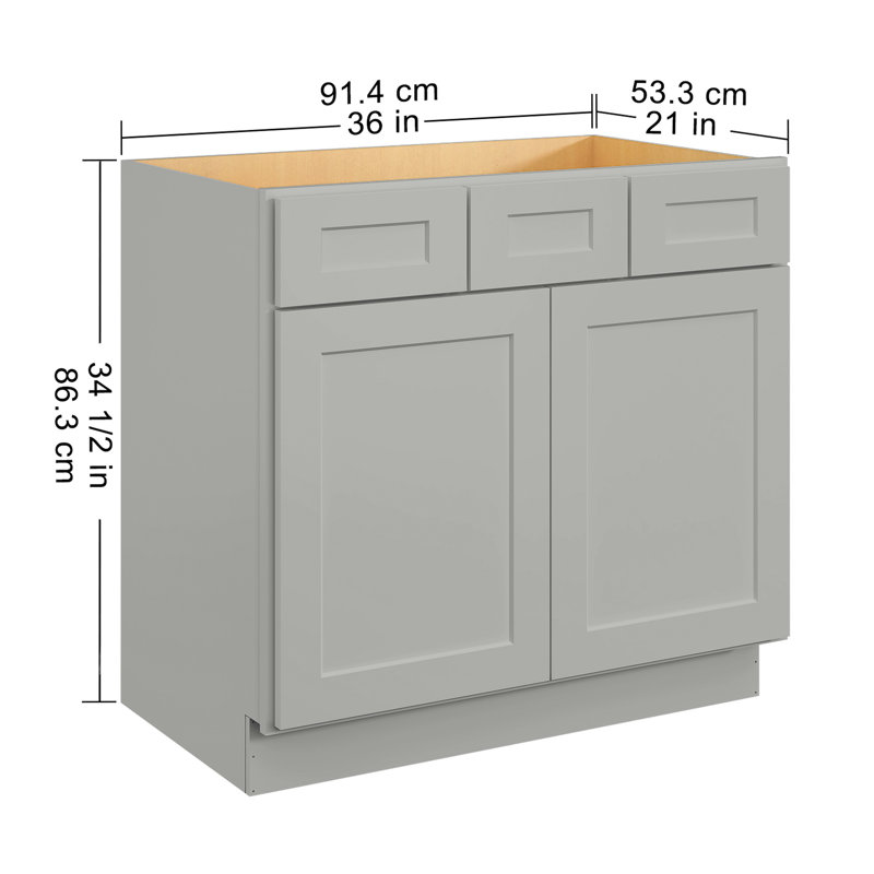 Meuble-lavabo de salle de bain Shaker