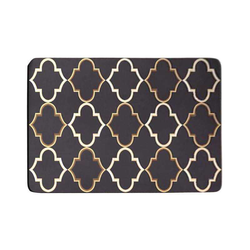 Tapis de sol absorbant et à séchage rapide, tapis de salle de bain, tapis de porte de toilette, tapis d'entrée, A