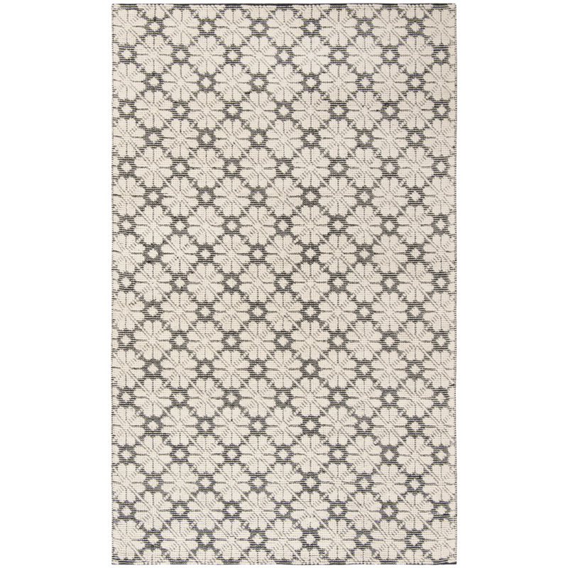 Tapis floral en laine tissé à la main Kelton, Tapis de couloir 2 pi 3 po x 8 pi