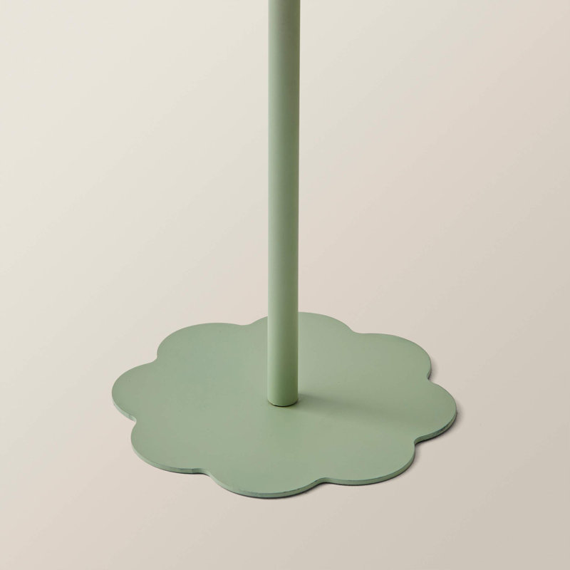Deborha Metal Table Lamp, Green, Green
