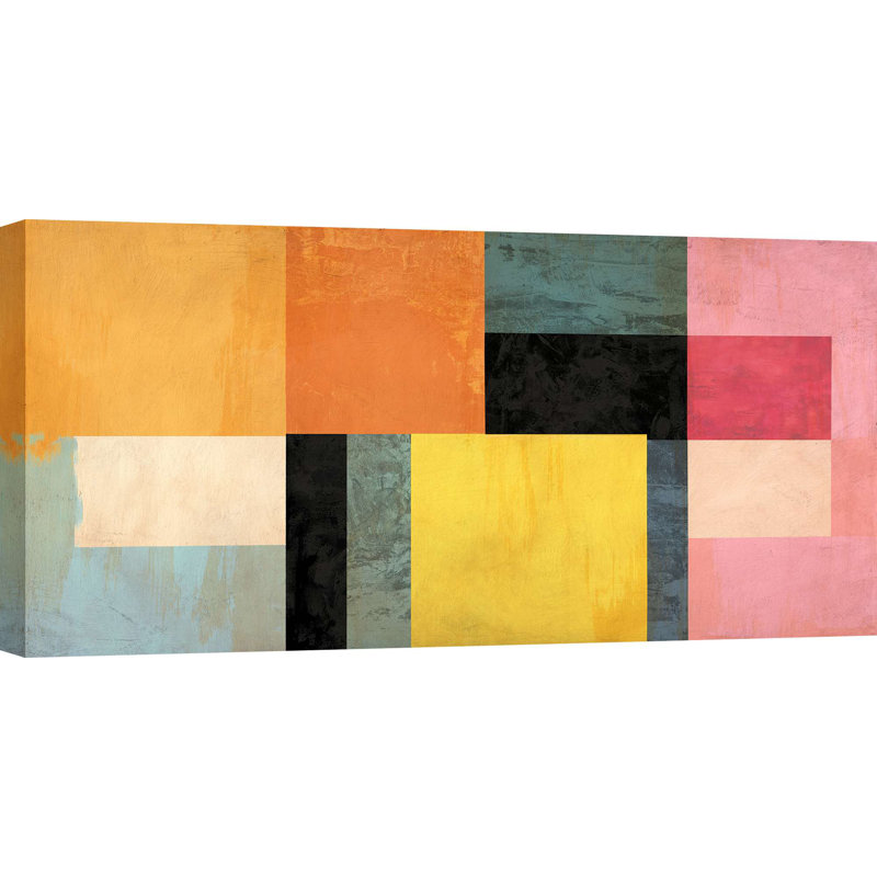 Modern Abstract: Eclectica by Sonne Taylor - Wrapped Canvas Print, 50cm H x 100cm W