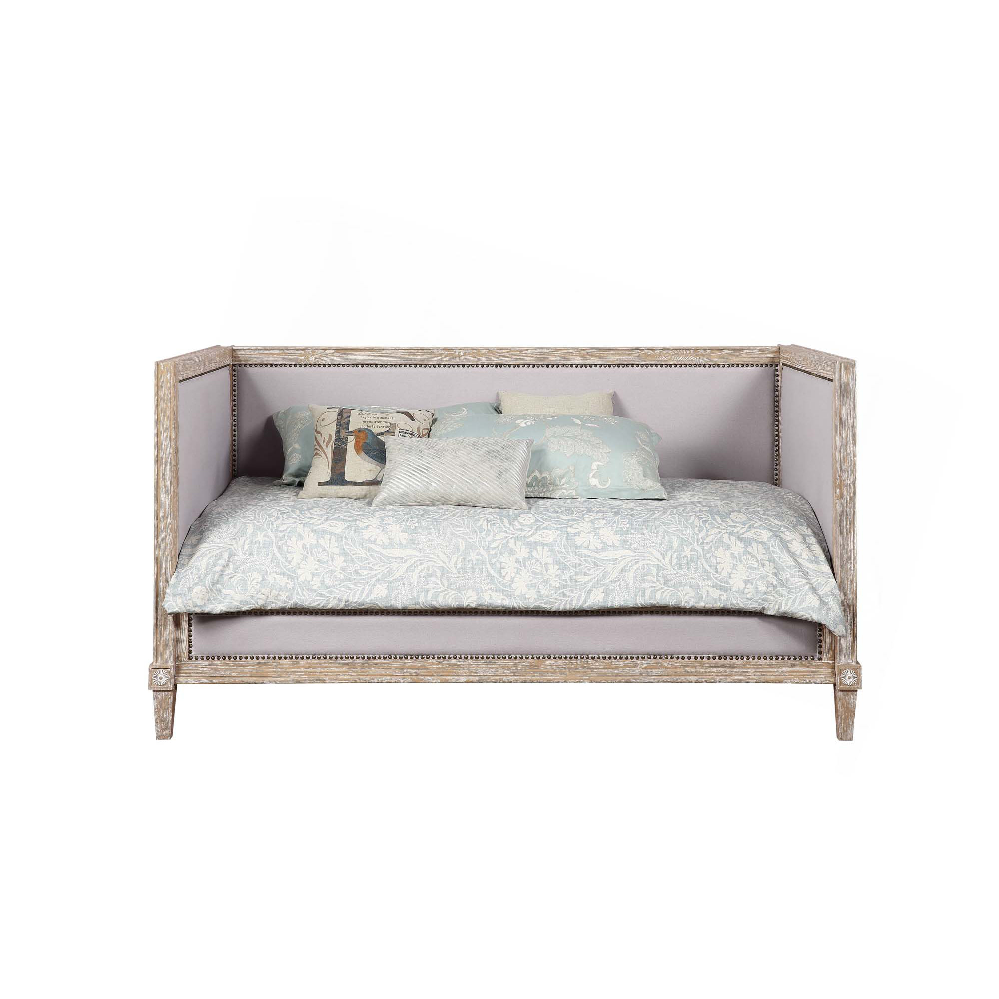 Daybed - Twin, Beige/Weathered Oak
