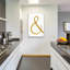 «Mustard Yellow Collection 3» par Rachel Nieman, art mural en verre acrylique-1323388382