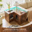 Enceinte de litière en bois manufacturé Fayiz-368762358