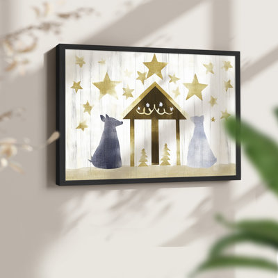 Chirstmas Art-II -Framed Print - Restickable