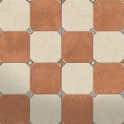Carreau en porcelaine à motif merle 13-1 / 8 "x 13-1 / 8" Merola Tile Manises