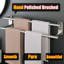 Porte-serviettes mural en acier inoxydable 24 po-102192859