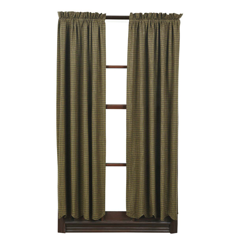 Annabelle 100% Cotton Room Darkening Curtain Pair