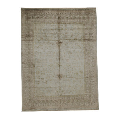 Hand Woven Silk Oriental Area Rug