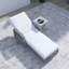 Chaise longue d'extérieur inclinable avec accoudoirs-379995304