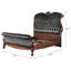 Queen Tufted Panel Bed