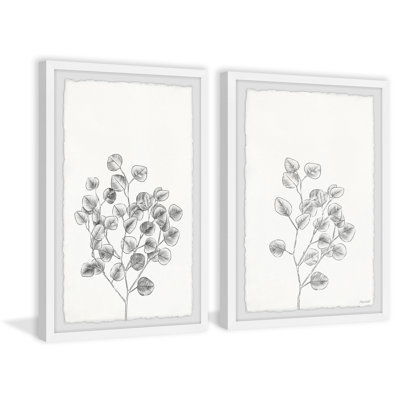 " Eucalyptus Sketch IV " by Marmont Hill 2 - Pieces