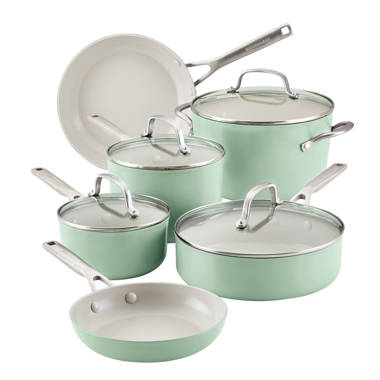 Greenpan Reserve Colors Nonstick 10-Piece Cookware Set - 2Modern