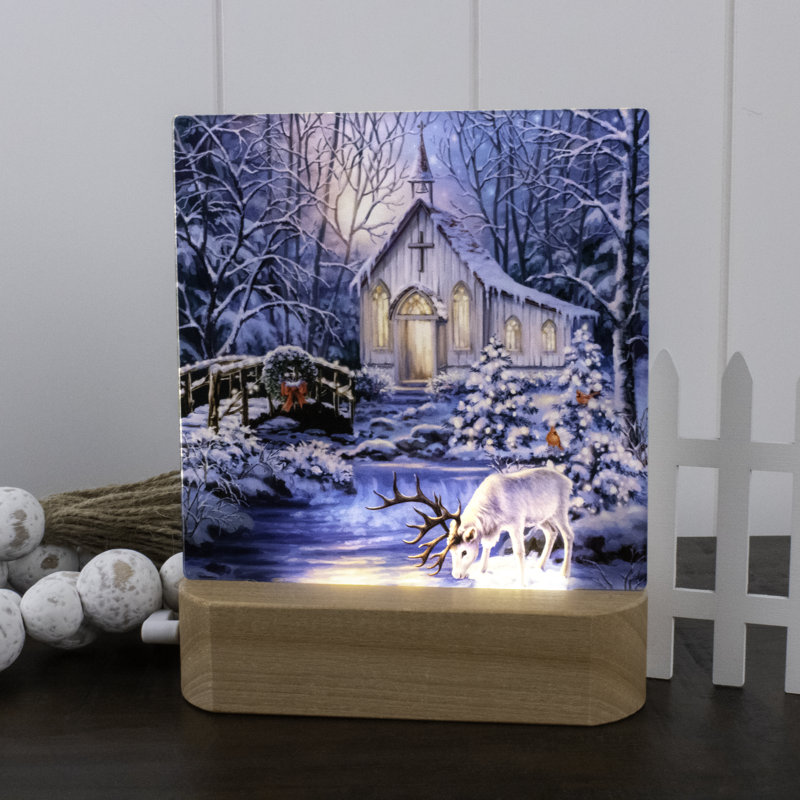 Veilleuse de Noël à DEL