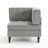 Tufted Corduroy Modular Armchair-1285028545