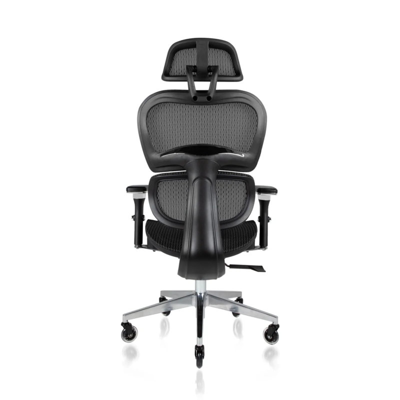 Nouhaus Ergo3D Ergonomic Office Chair with Lumbar Support, High-Back Mesh Desk Chair with 4D Adjustable Armrest, Black