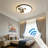 Panda LED Flush Mount Light, Remote Dimmable for Children's room